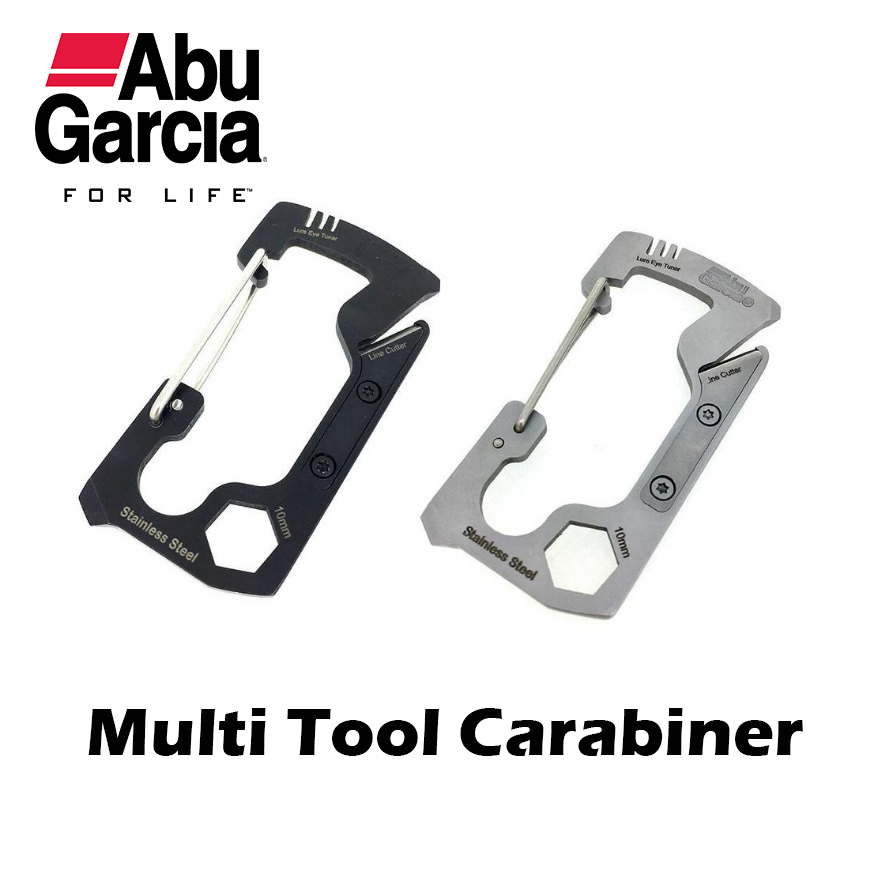 Abu Garcia tools, abu garcia multi tools, abu garcia multi tool carabiner, fishing tools, abu garcia, the angler, the angler magazine